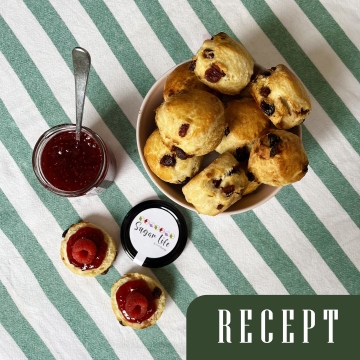 Čaj o páte s tradičními scones