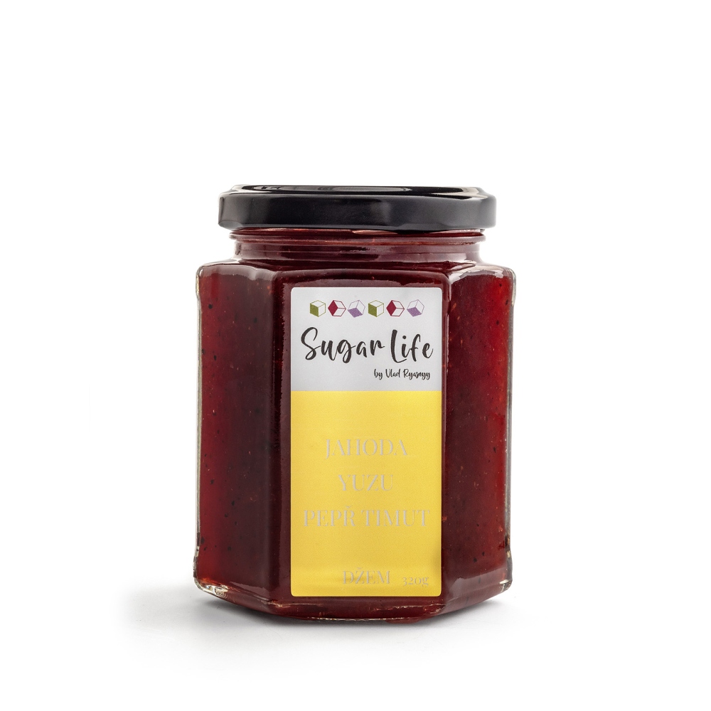 Jahoda – yuzu – pepř