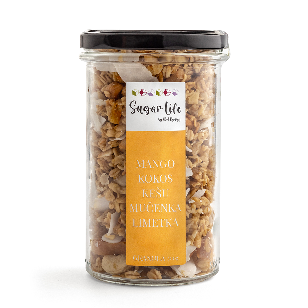 Exotická granola (kokos – mango – mučenka)