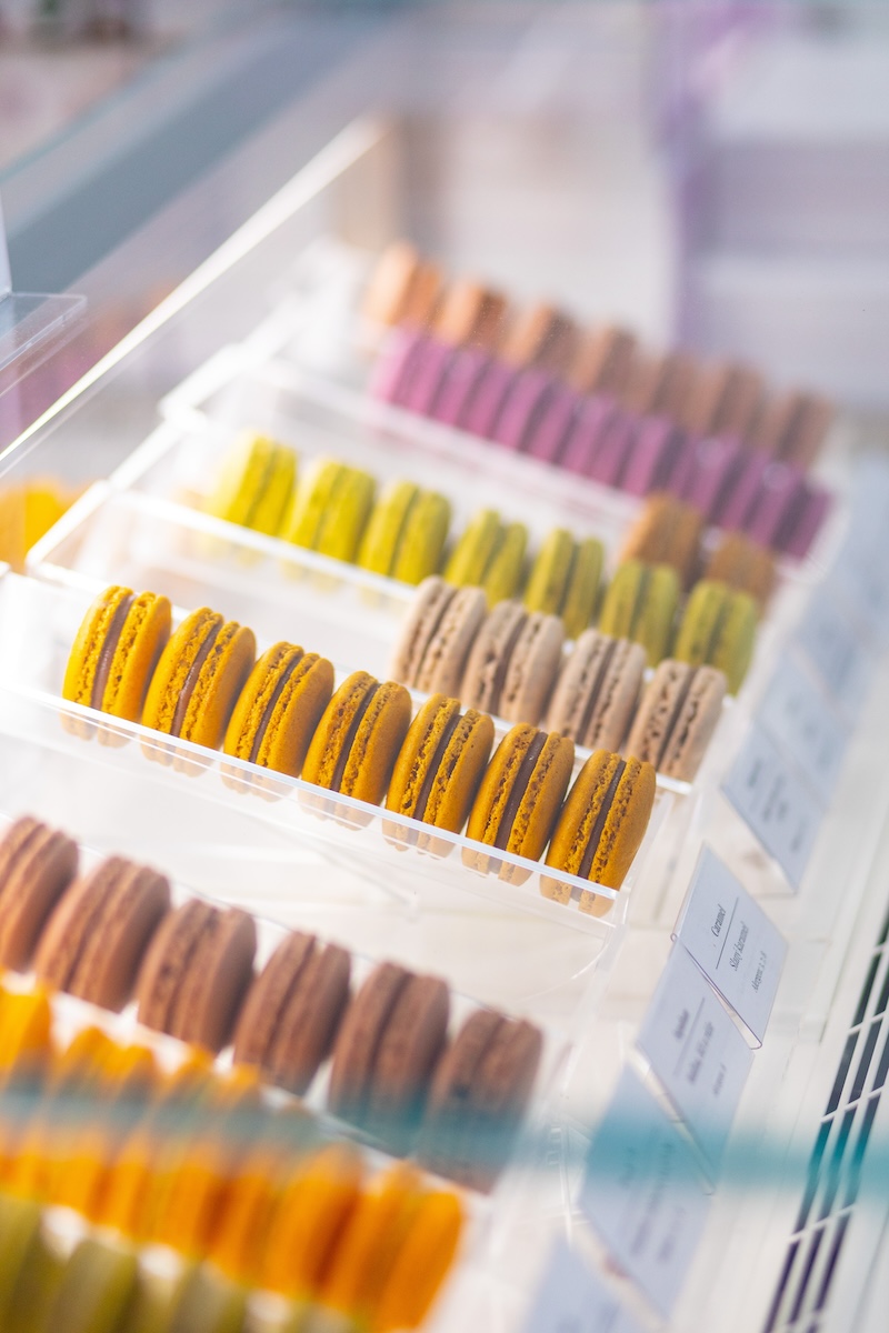 Unikátní makronky na prodejně